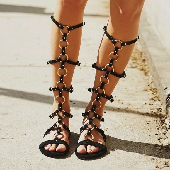 Free People Shoes - New Free People Road Trip Tall Gladiator Sandals